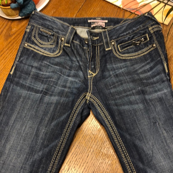ReRock for Express Barely Boot Jeans - Picture 7 of 8